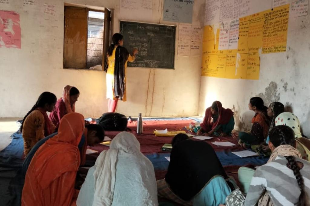 a group of women attending a class--newly married women